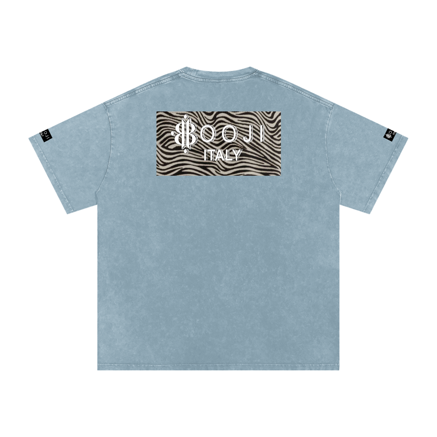 BOOJI ITALY WILD INFLUENCE Z-BACK SNOW WASHED T-SHIRT