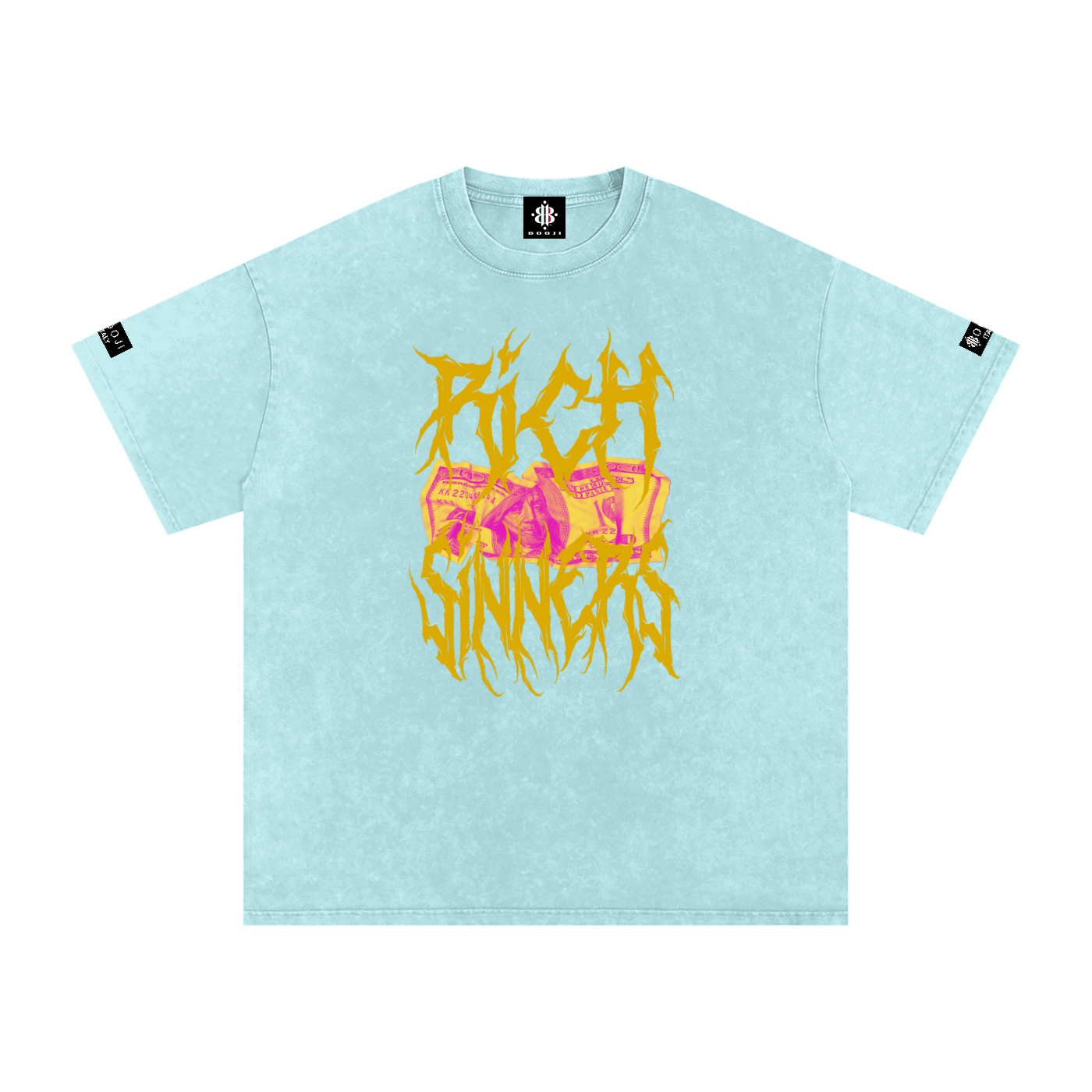 BOOJI ITALY RICH SINNERS SNOW WASHED T-SHIRT
