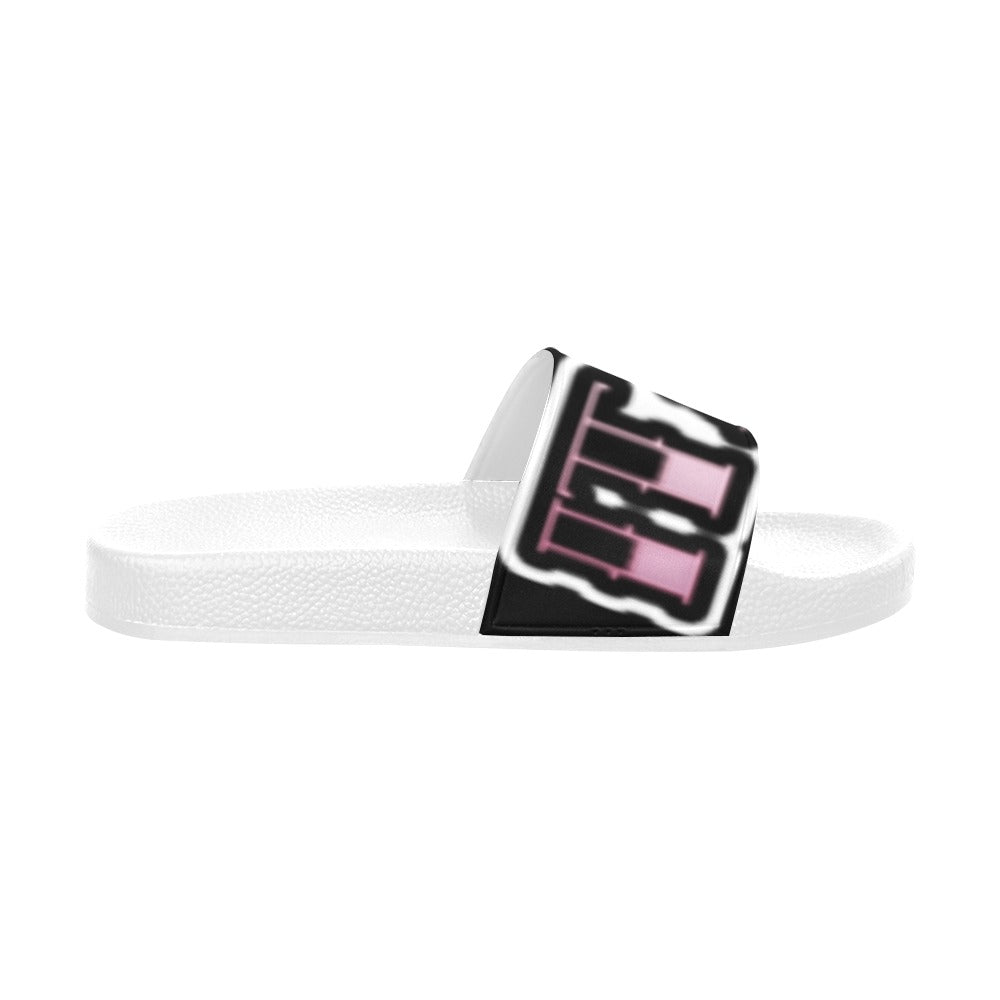 BOOJI INVERT TATTOO LOGO SLIDES Women's Slide Sandals(Model 057)