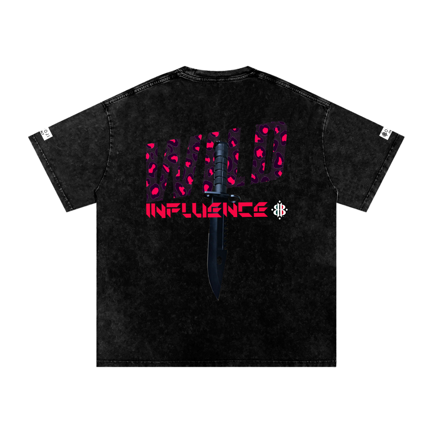 BOOJI ITALY WILD INFLUENCE KNIFE SNOW WASHED T-SHIRT