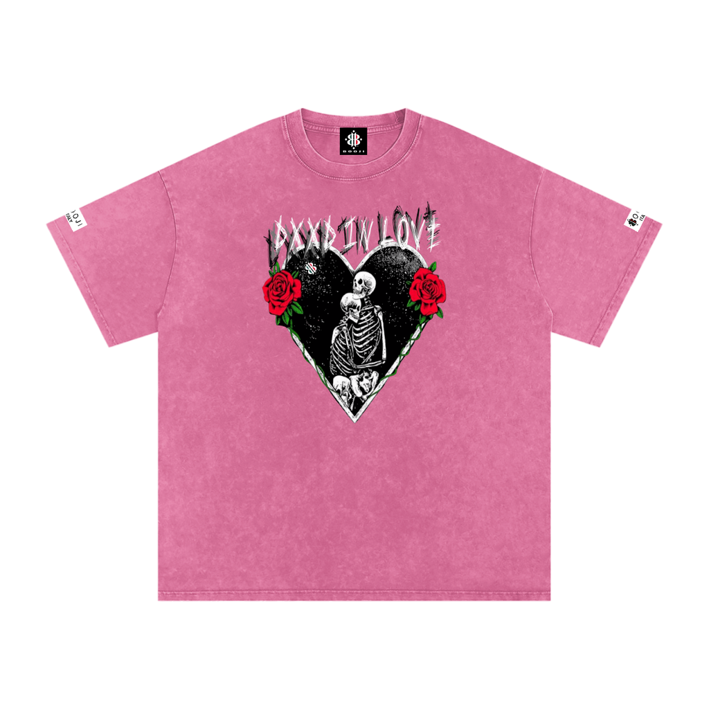 BOOJI ITALY DXXD IN LOVE SNOW WASHED T-SHIRT
