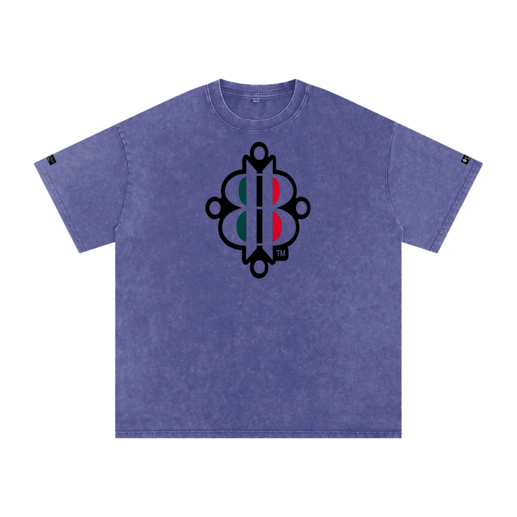 BOOJI ITALY "FLY DENIM MFR." SNOW WASHED T-SHIRT