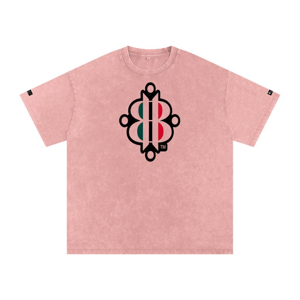 BOOJI ITALY "FLY DENIM MFR." SNOW WASHED T-SHIRT