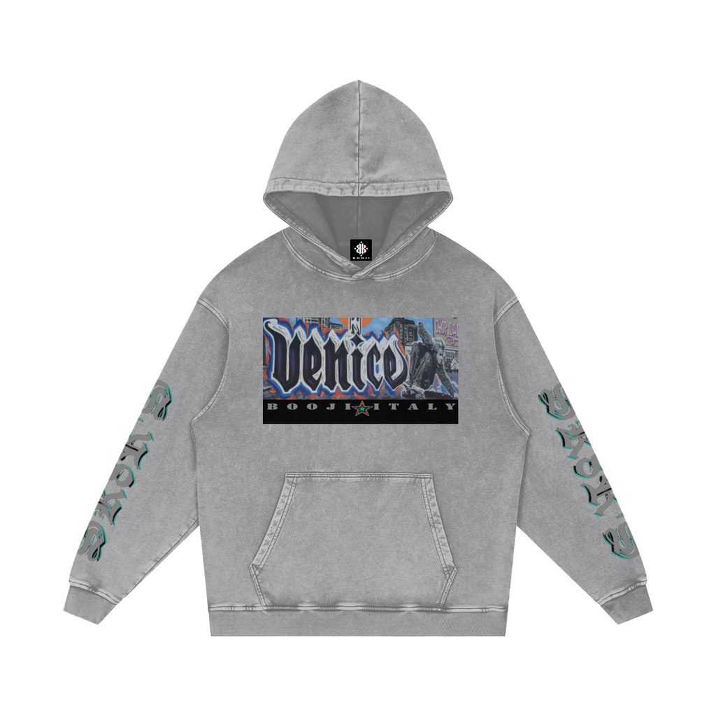 BOOJI ITALY SK8R'S COLLECTION SNOW WASHED HOODIE