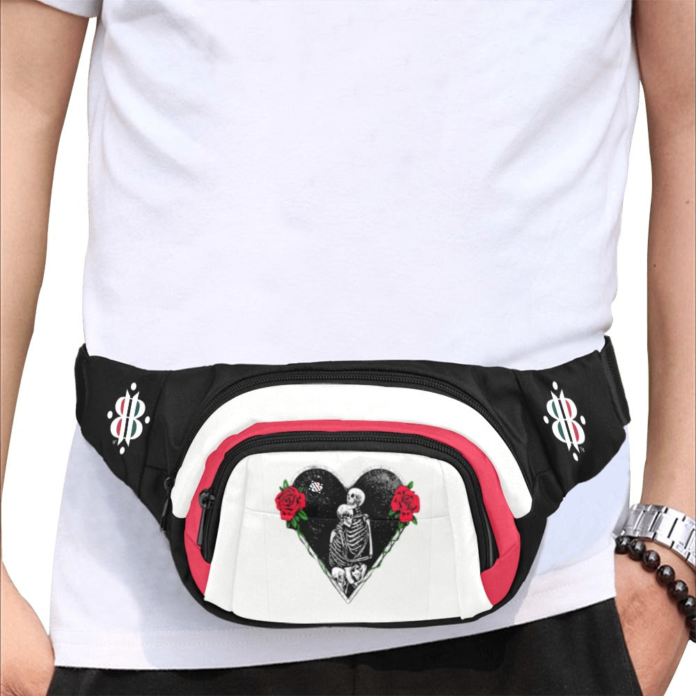 BOOJI ITALY DXXD IN LOVE COLLECTION BLACK WAIST BAG