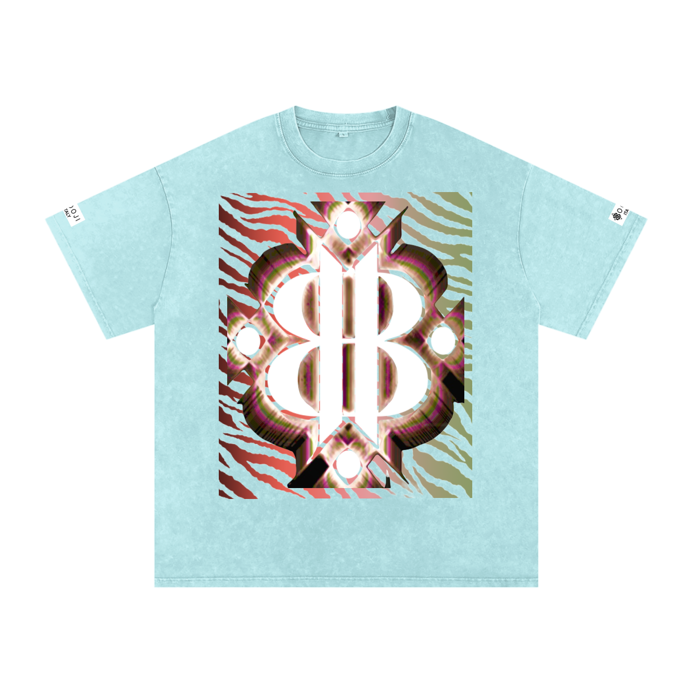 BOOJI ITALY WILD INFLUENCE KNIFE SNOW WASHED T-SHIRT