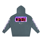 BOOJI ITALY OPEN SIGN COLLECTION COTTON  BLEND FLEECE HOODIE
