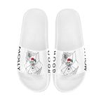 BOOJI ITALY MOLLYHOOD COLLECTION WOMEN'S WHITE SOLE SLIDES