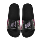 BOOJI ITALY WILD INFLUENCE COLLECTION MEN'S BLACK SOLE SLIDES