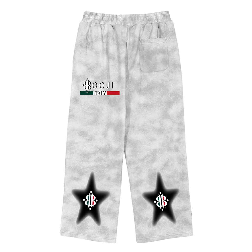 BOOJI ITALY 4 EVER $ LOGO STARS FLEECE SWEATPANTS