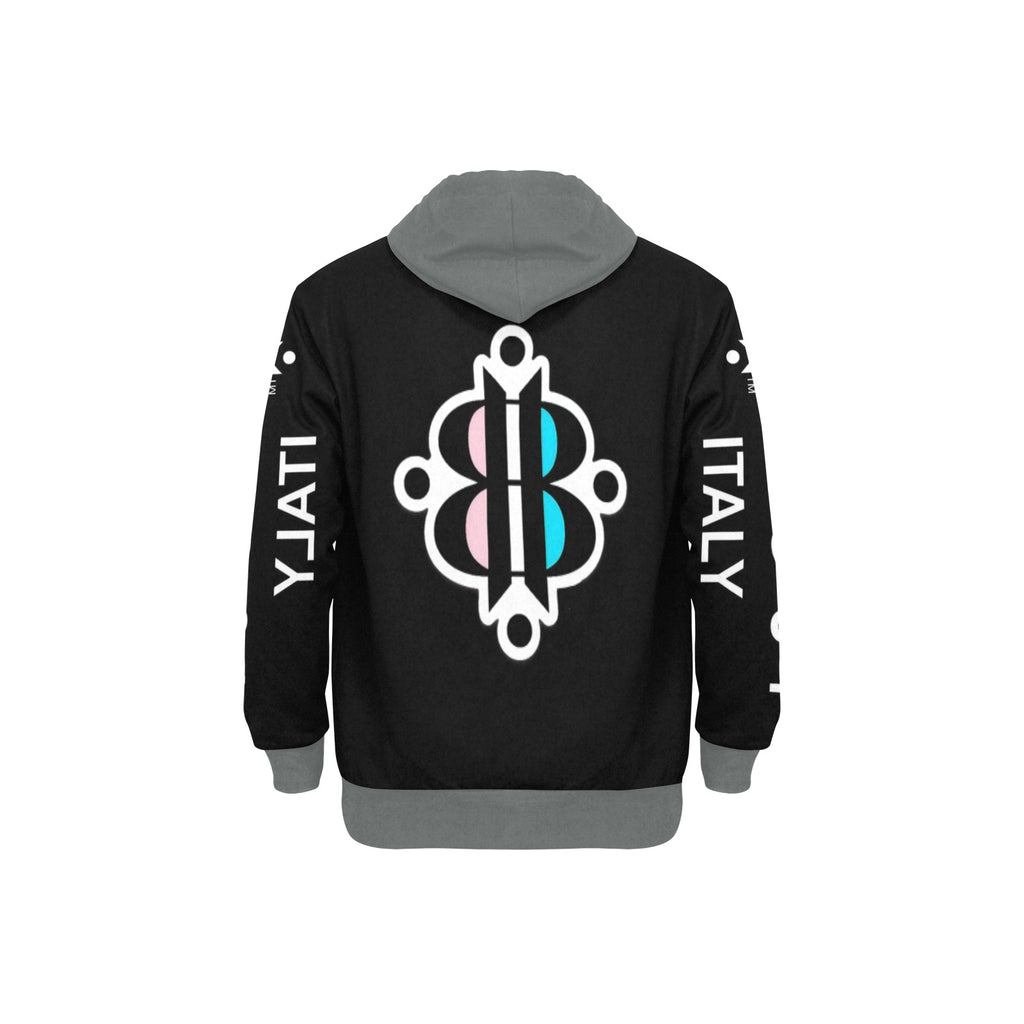 BOOJI INVERTED LOGO New Men's All-Over Print Hoodie (Model H55)