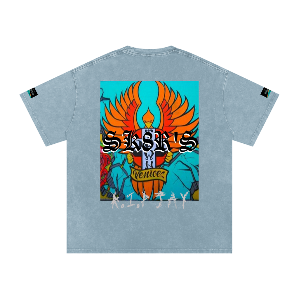 BOOJI ITALY SK8R'S COLLECTION SNOW WASHED T-SHIRT
