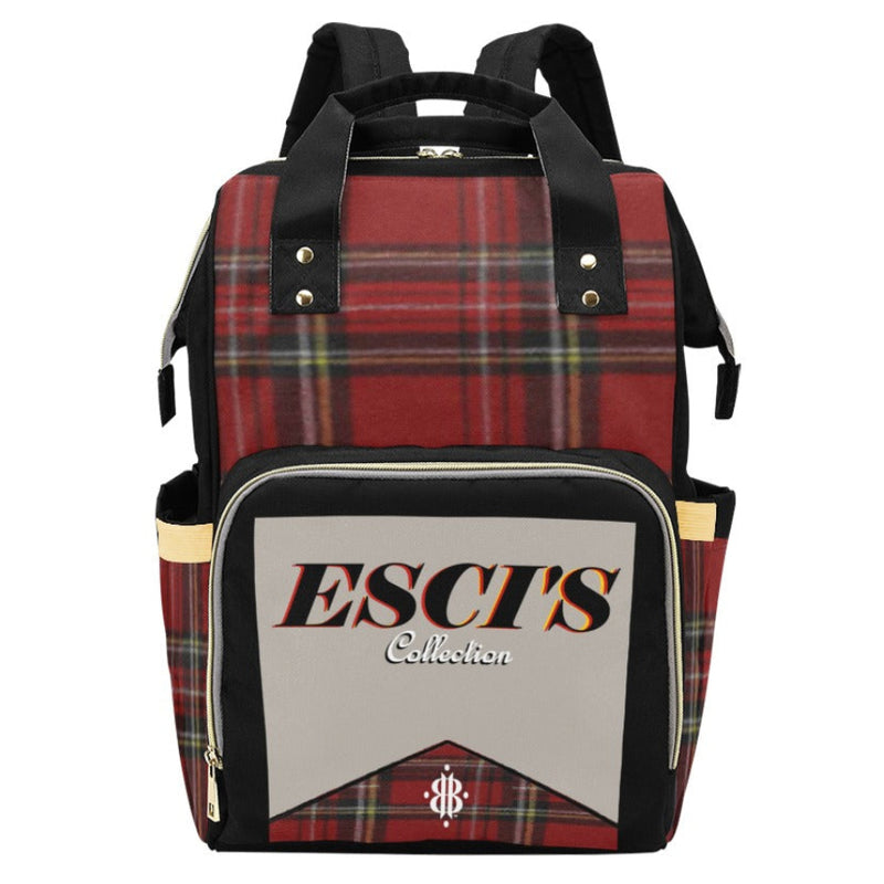BOOJI ITALY ESCI'S COLLECTION CANVAS & LEATHER DELUXE BACKPACK