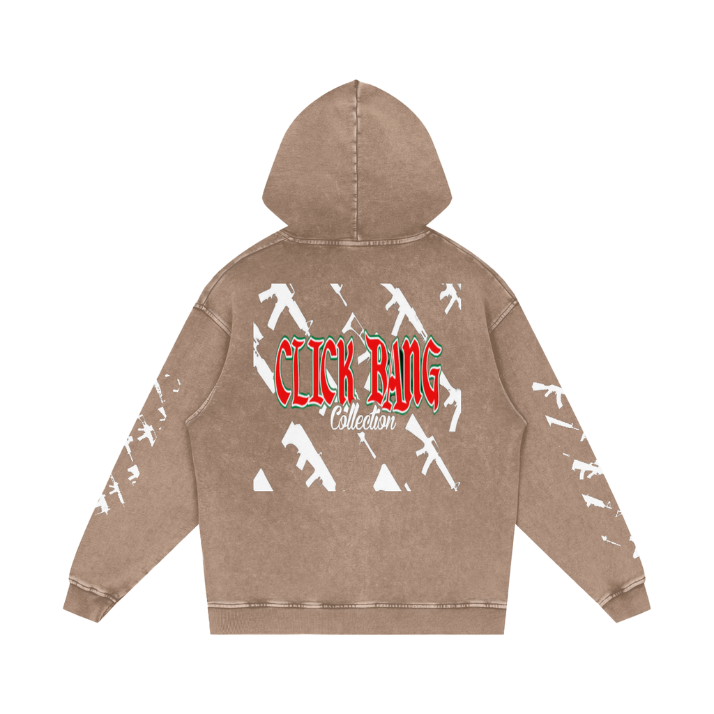 BOOJI ITALY CLICK BANG COLLECTION SNOW WASHED HOODIE
