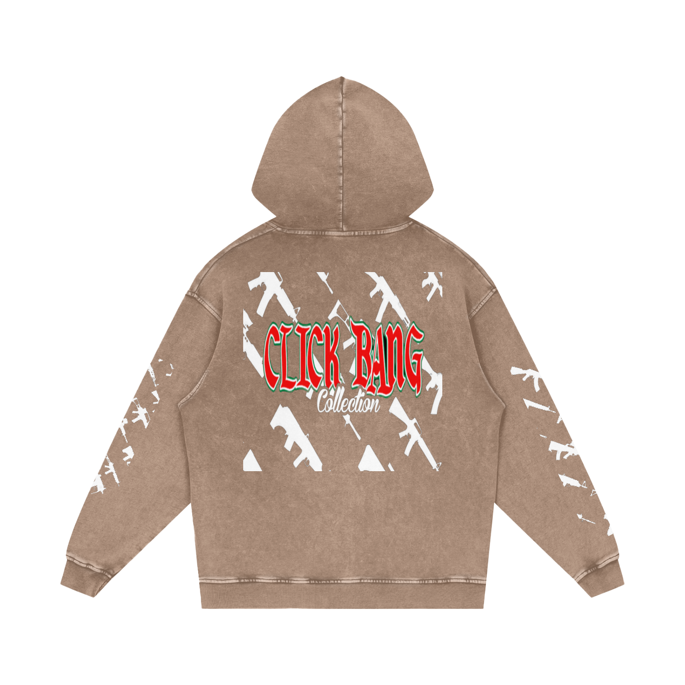 BOOJI ITALY CLICK BANG COLLECTION SNOW WASHED HOODIE