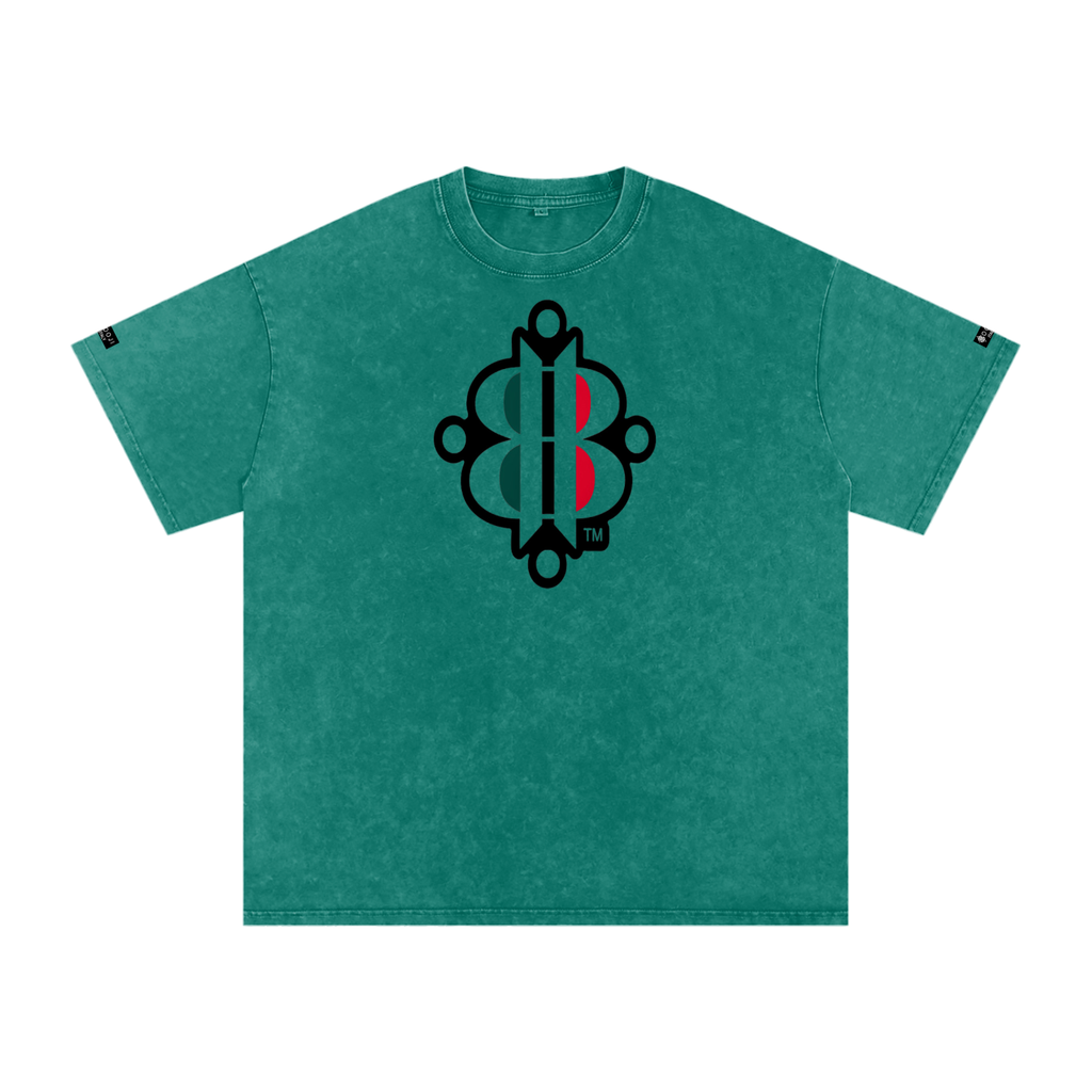 BOOJI ITALY "FLY DENIM MFR." SNOW WASHED T-SHIRT