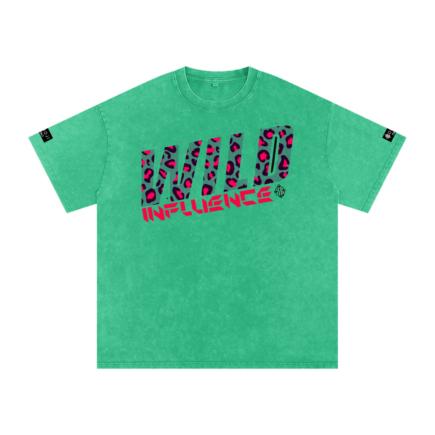 BOOJI ITALY "WILD INFLUENCE" SNOW WASHED T-SHIRT