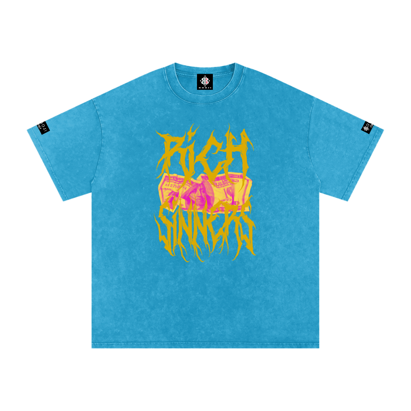 BOOJI ITALY RICH SINNERS SNOW WASHED T-SHIRT
