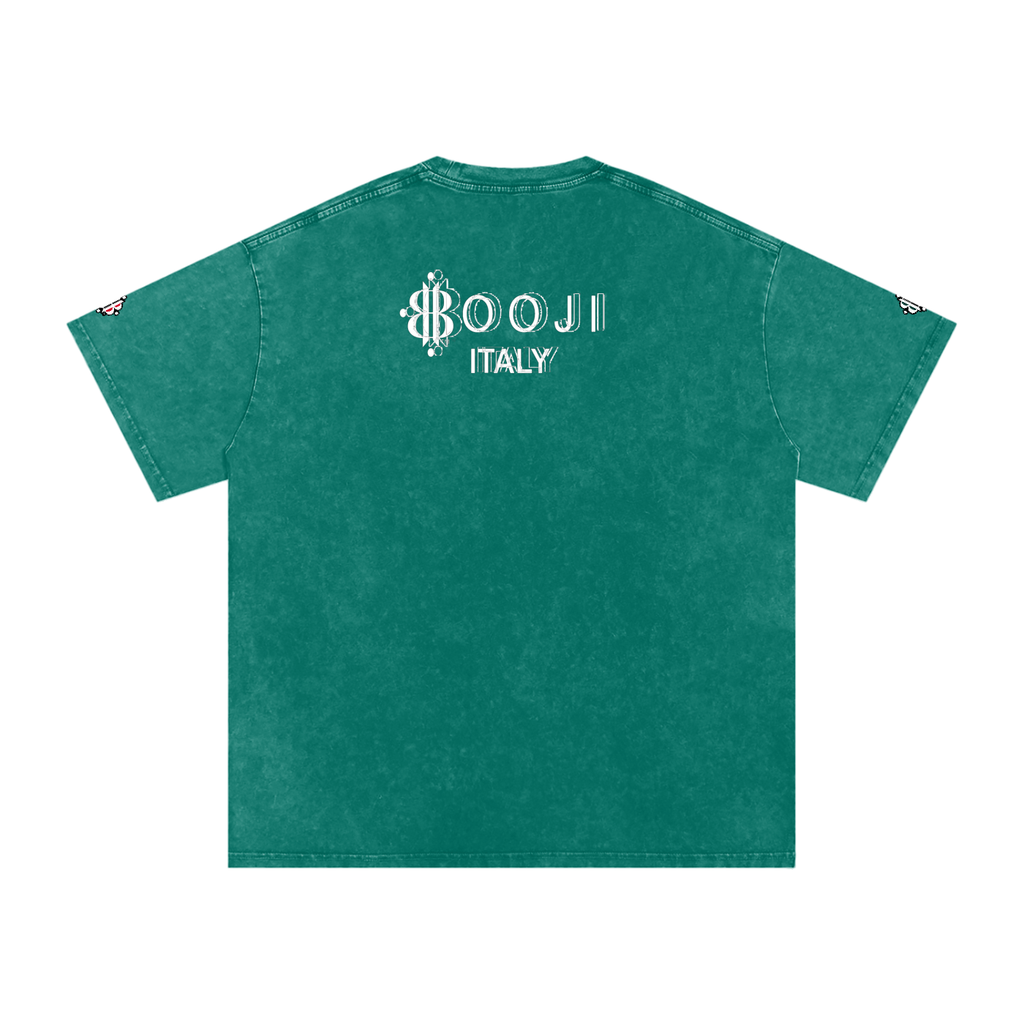 BOOJI ITALY BE A WAVE BEHAVE SNOW WASHED T-SHIRT