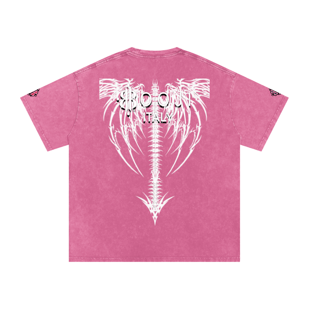 BOOJI ITALY DXXD IN LOVE BUTTERFLIES SNOW WASHED T-SHIRT