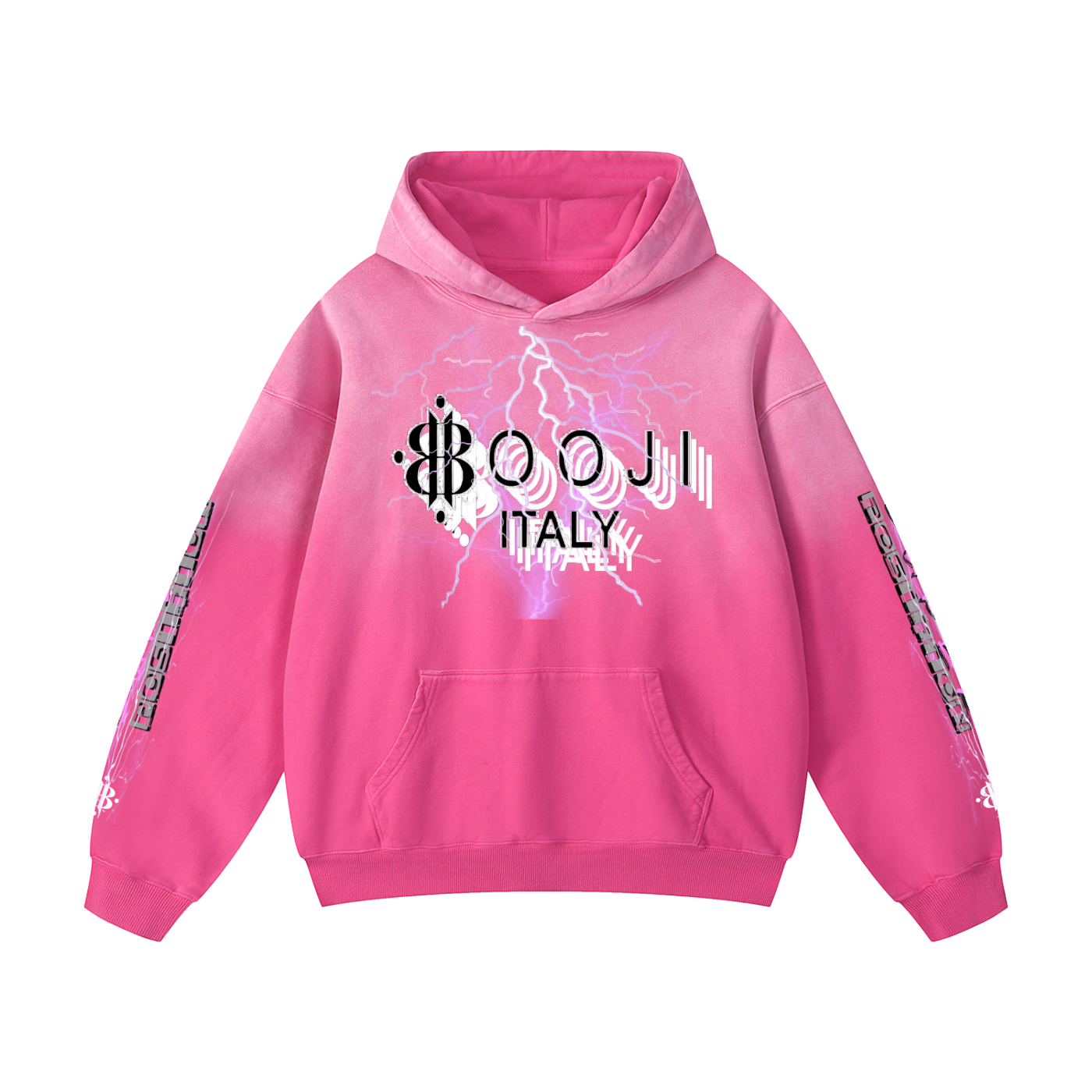 BOOJI ITALY "SUPER POSITION" HEAVY SUNFADED HOODIE