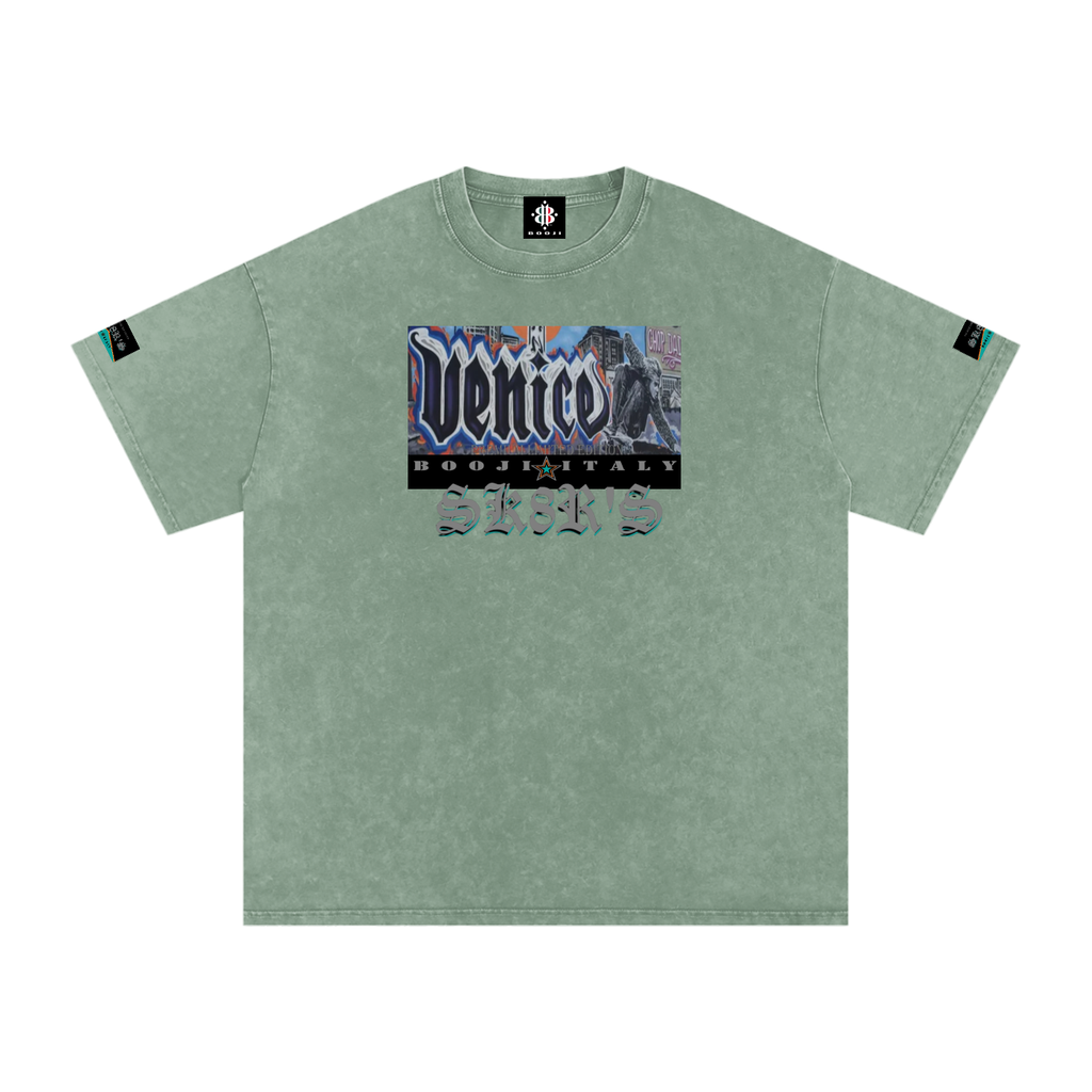 BOOJI ITALY SK8R'S COLLECTION SNOW WASHED T-SHIRT