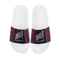BOOJI ITALY WILD INFLUENCE LEOPARD LOGO MEN'S WHITE SOLE SLIDES