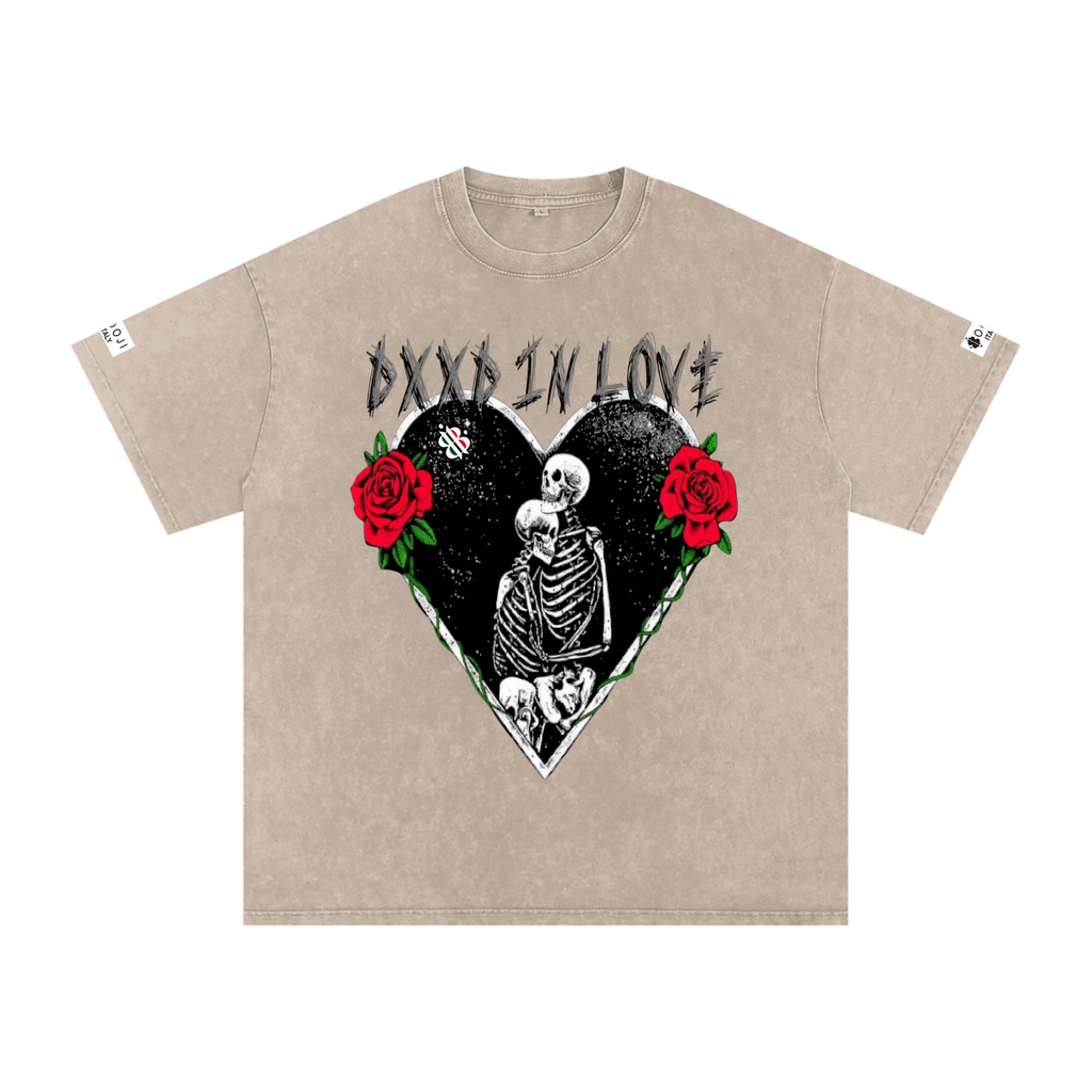 BOOJI ITALY "DXXD IN LOVE" SNOW WASHED T-SHIRT