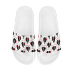BOOJI ITALY DXXD IN LOVE COLLECTION WOMEN'S WHITE SOLE SLIDES