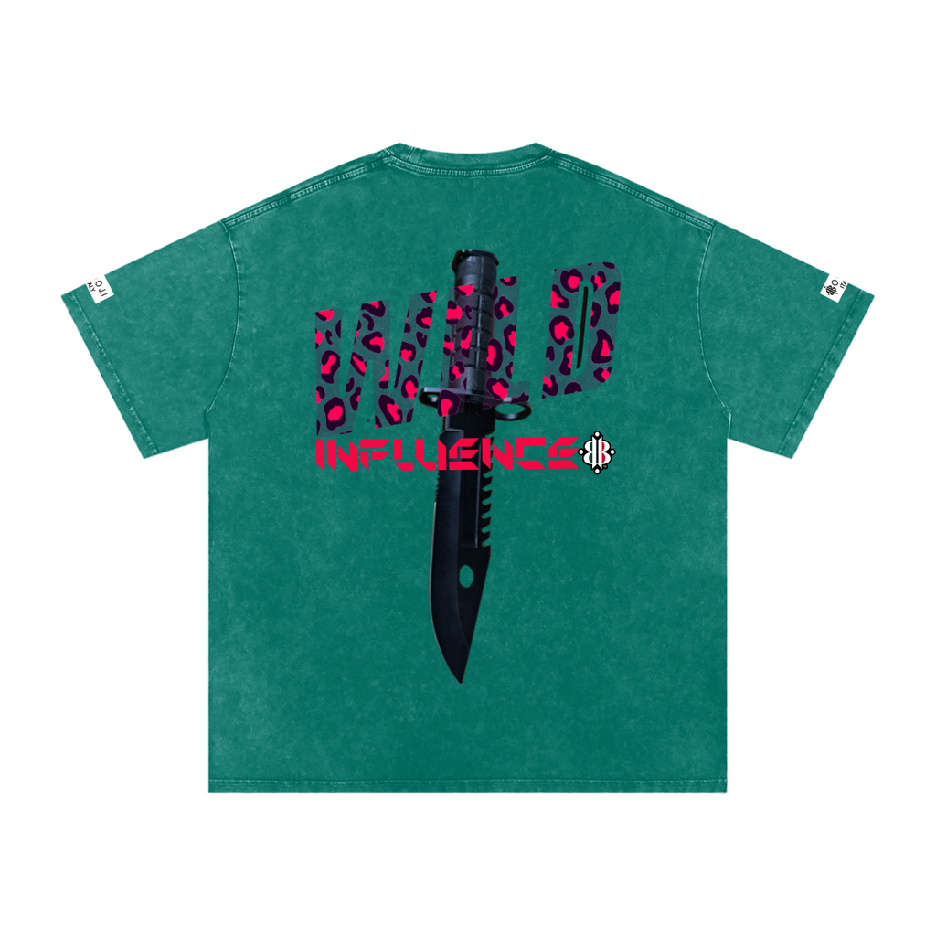 BOOJI ITALY "WILD INFLUENCE" LINE SNOW WASHED T-SHIRT