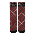BOOJI ITALY ESCI'S COLLECTION PLAID TUBE SOCKS