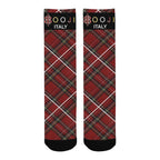 BOOJI ITALY ESCI'S COLLECTION PLAID TUBE SOCKS