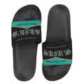 BOOJI ITALY SK8R'S COLLECTION WOMEN'S BLACK SOLE SLIDES