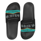 BOOJI ITALY SK8R'S COLLECTION WOMEN'S BLACK SOLE SLIDES