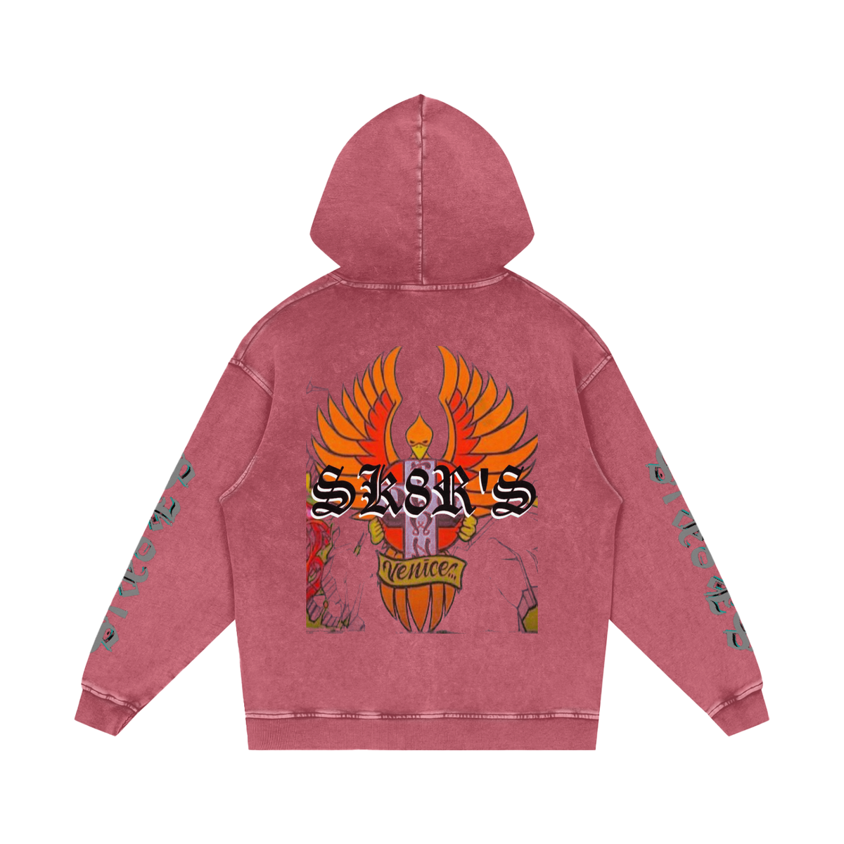 BOOJI ITALY SK8R'S COLLECTION SNOW WASHED HOODIE