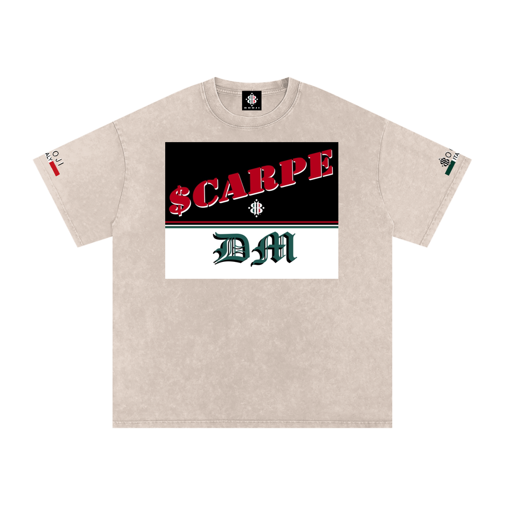 BOOJI ITALY SCARPE DM COLLECTION SNOW WASHED T-SHIRT