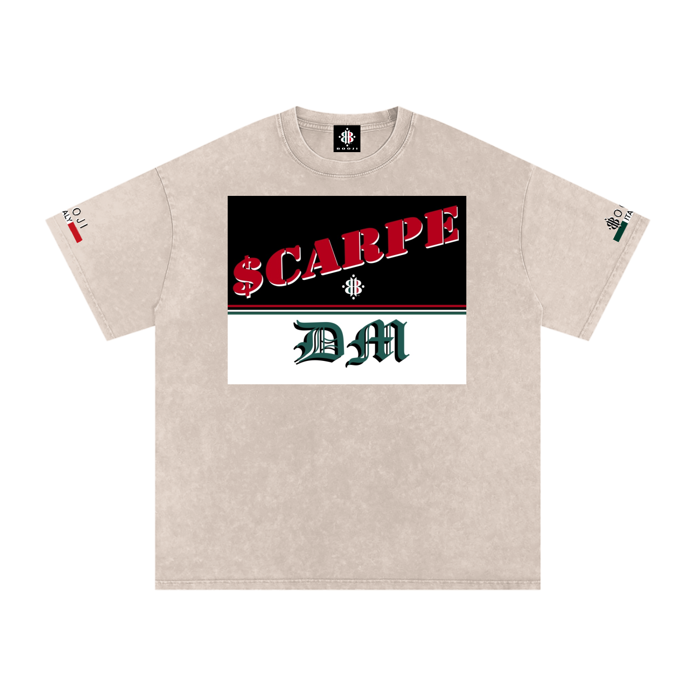 BOOJI ITALY SCARPE DM COLLECTION SNOW WASHED T-SHIRT