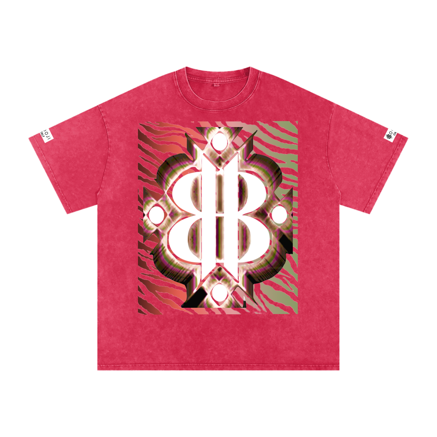 BOOJI ITALY WILD INFLUENCE KNIFE SNOW WASHED T-SHIRT