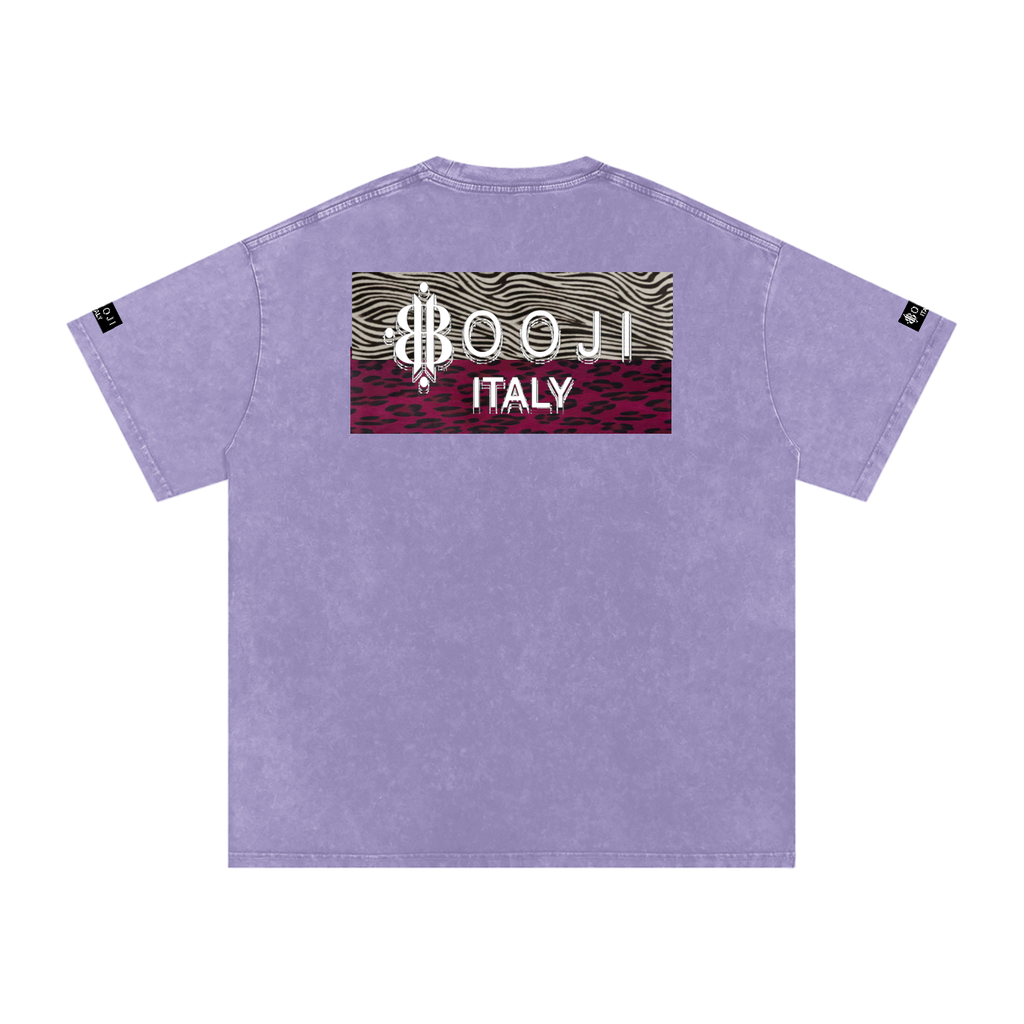 BOOJI ITALY WILD INFLUENCE COLLECTION SNOW WASHED T-SHIRT