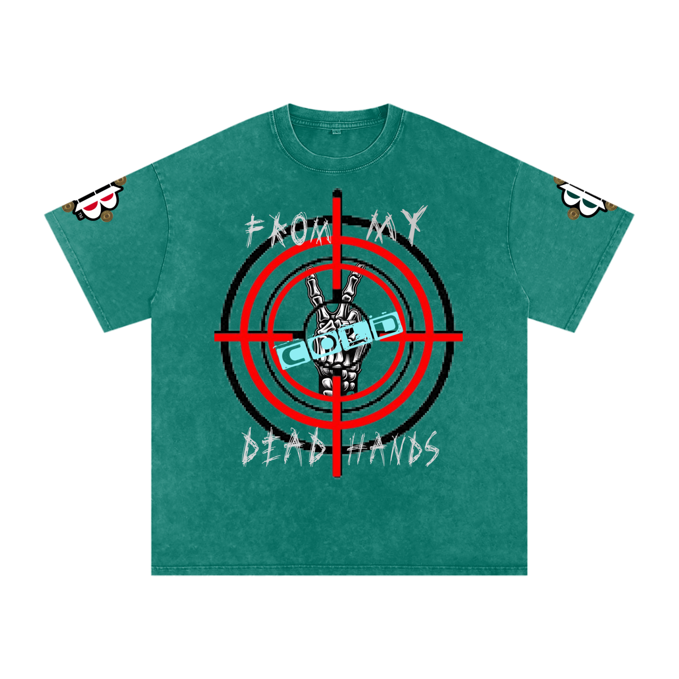 BOOJI ITALY "CLICK BANG COLLECTION" SNOW WASHED T-SHIRT