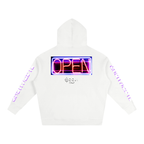 BOOJI ITALY OPEN SIGN COLLECTION COTTON  BLEND FLEECE HOODIE