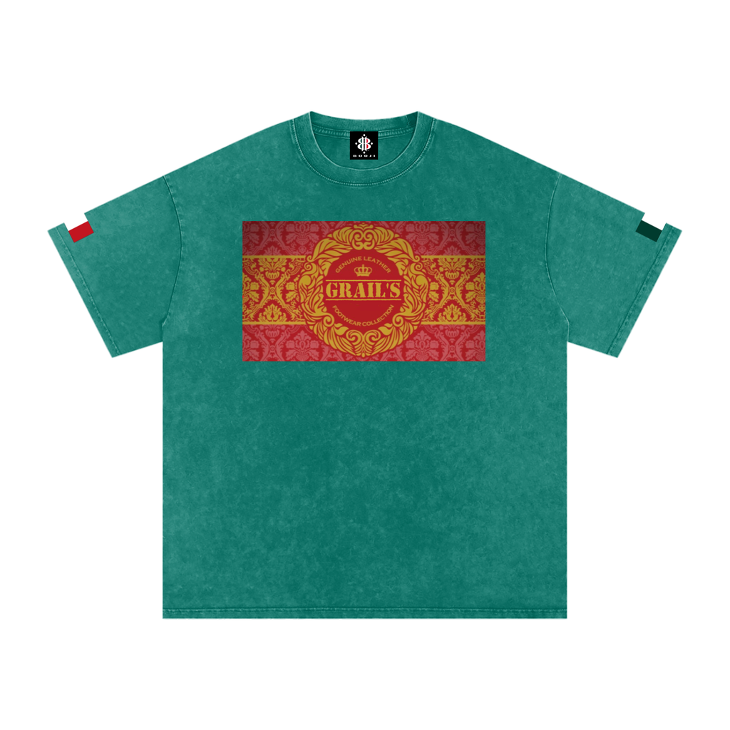 BOOJI ITALY GRAIL'S COLLECTION SNOW WASHED T-SHIRT