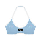 BOOJI ITALY 4 EVER $ LOGO WOMEN'S HALTER YOGA SPORTS BRA