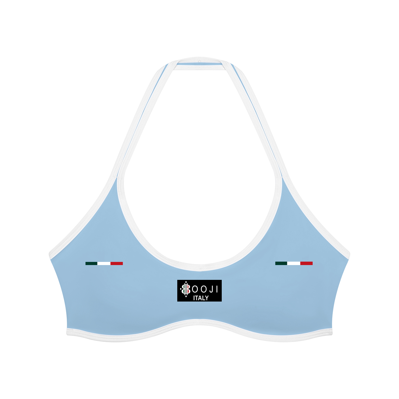 BOOJI ITALY 4 EVER $ LOGO WOMEN'S HALTER YOGA SPORTS BRA