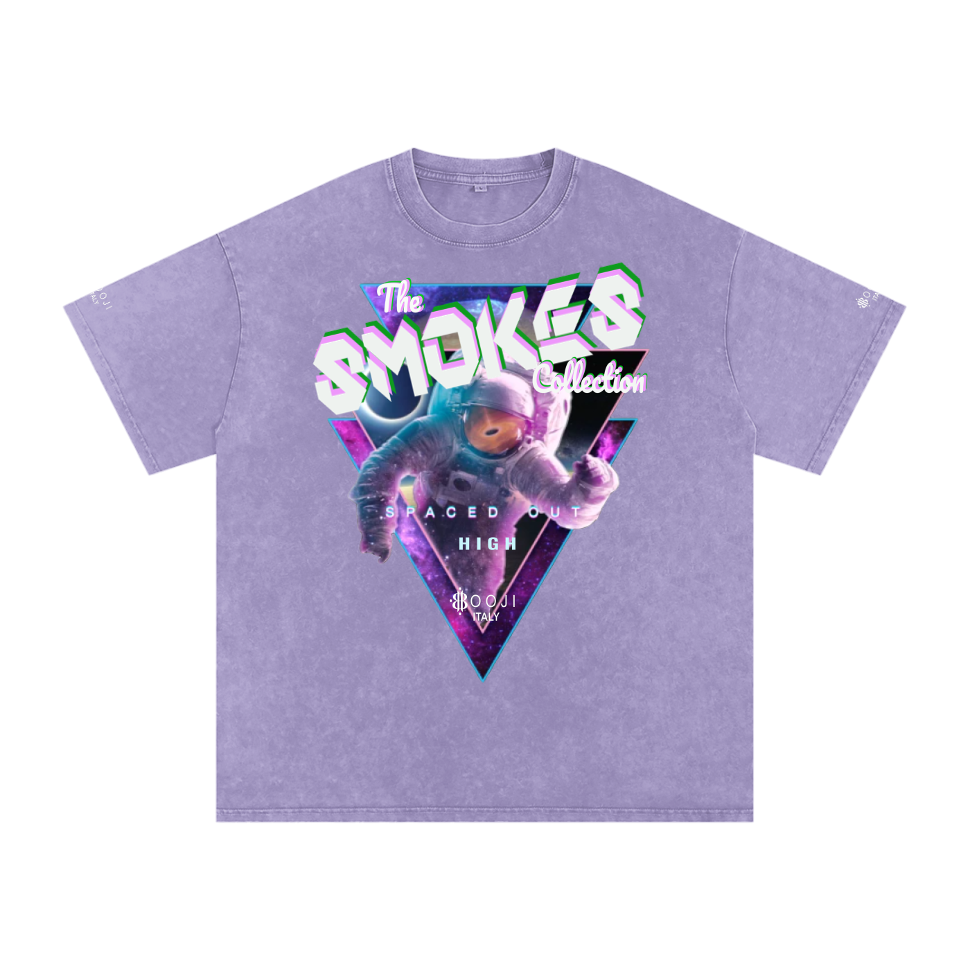 BOOJI ITALY "SMOKES COLLECTION" SNOW WASHED T-SHIRT