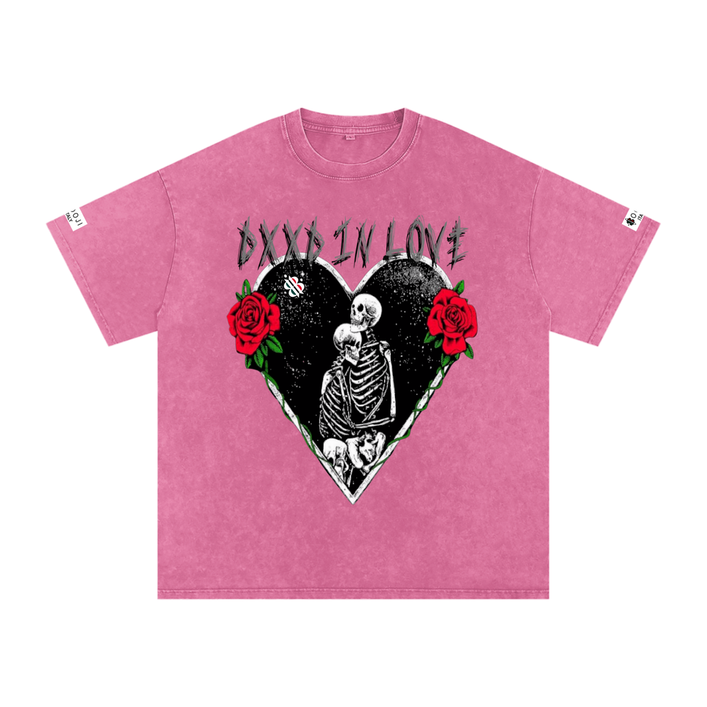 BOOJI ITALY "DXXD IN LOVE" SNOW WASHED T-SHIRT