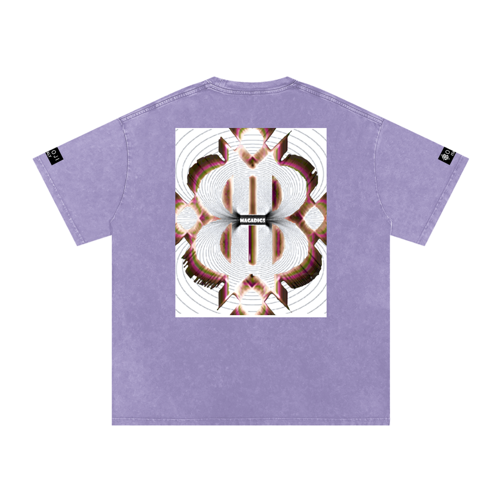 BOOJI ITALY MAGADIGS COLLECTION LOGO SNOW WASHED T-SHIRT