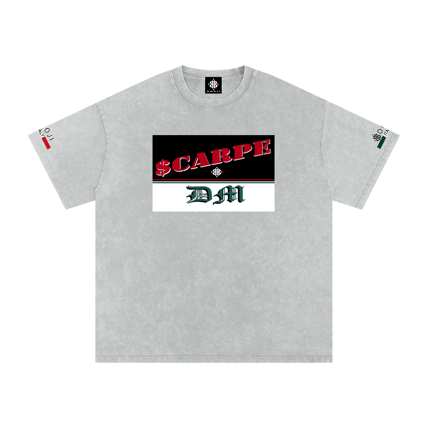 BOOJI ITALY SCARPE DM COLLECTION SNOW WASHED T-SHIRT