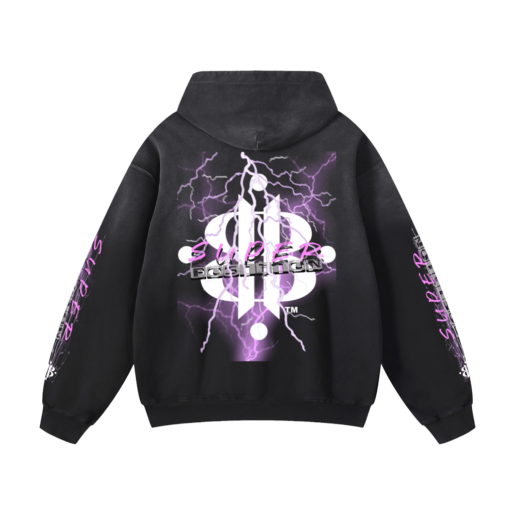 BOOJI ITALY "SUPER POSITION" HEAVY SUNFADED HOODIE