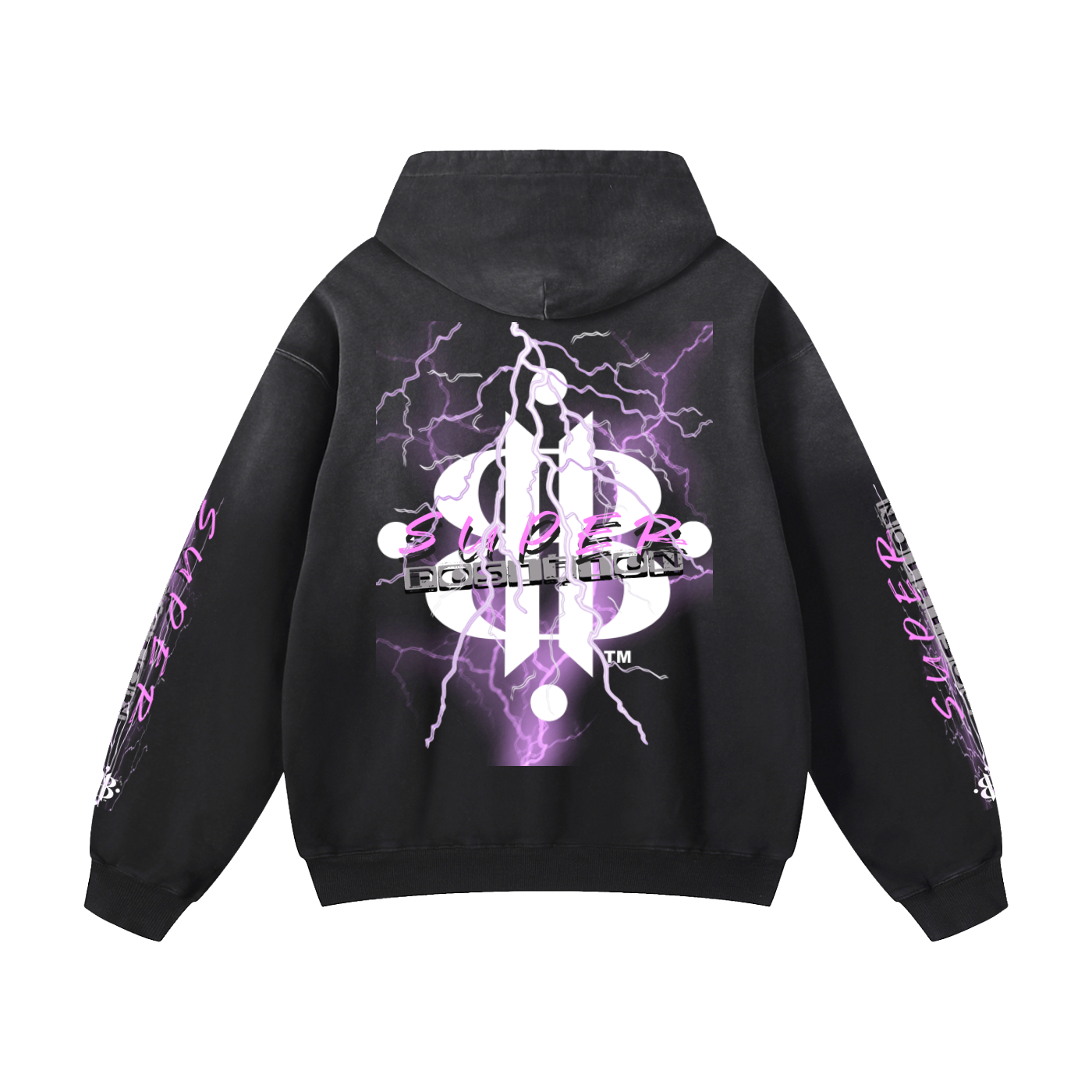 BOOJI ITALY "SUPER POSITION" HEAVY SUNFADED HOODIE